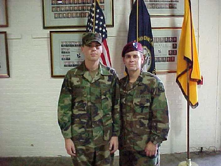 Kevin and Jeffrey at UK ROTC.